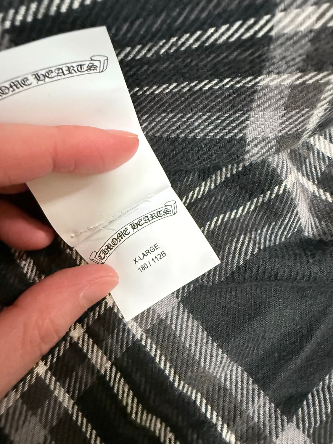 [새상품] 크롬하츠 체크 셔츠 XL 상품이미지7