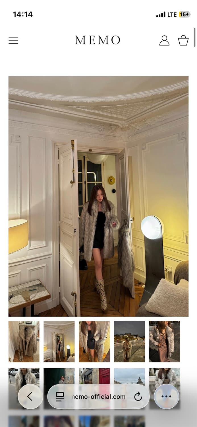 MEMO 퍼 퍼자켓 롱자켓 fur jacket 상품이미지4