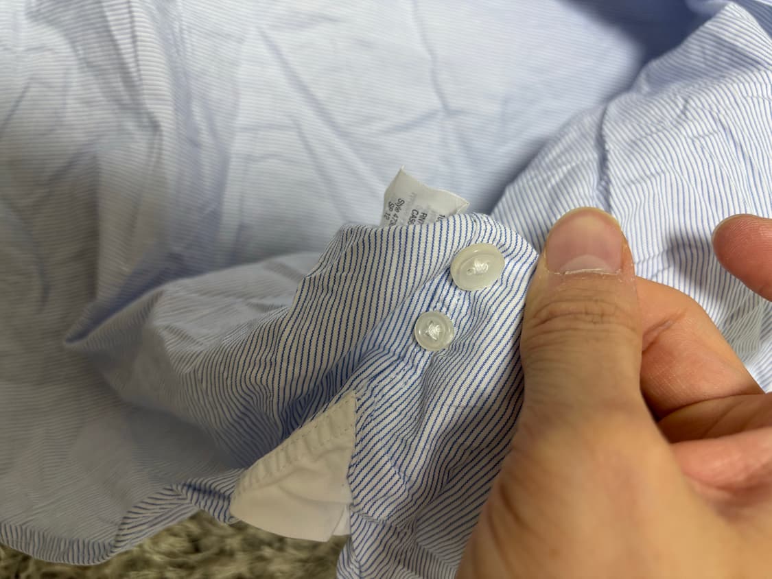 일본판 J.CREW 스트라이프 셔츠 사이즈 105-110 상품이미지7