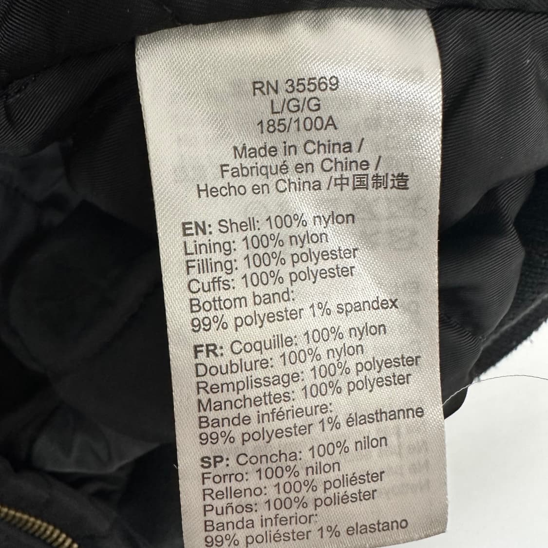 알파인더스트리 스톰 크루즈 ma-1 봄버 자켓 블랙  상품이미지5