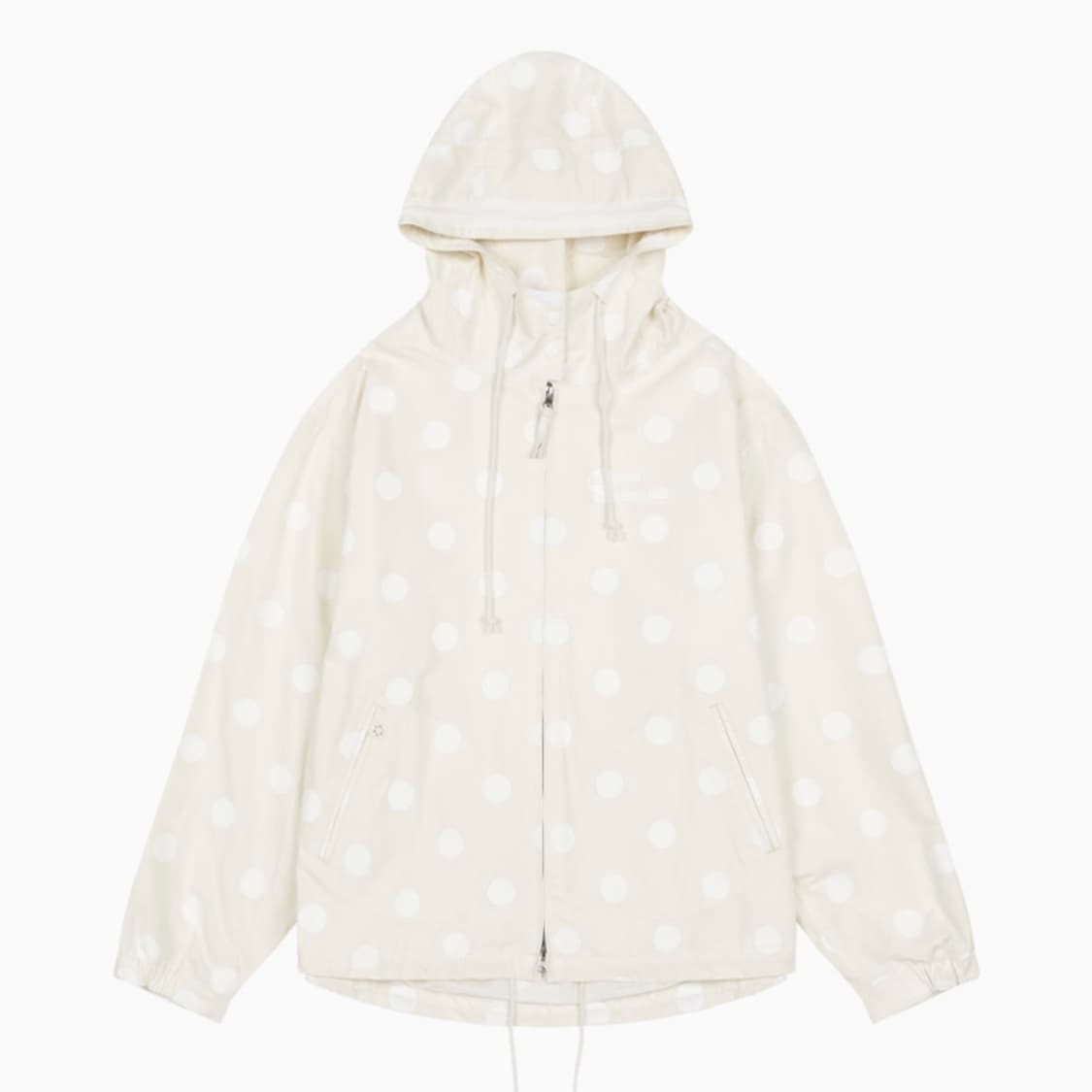 오헤시오 도트 바람막이 아이보리 상품이미지1