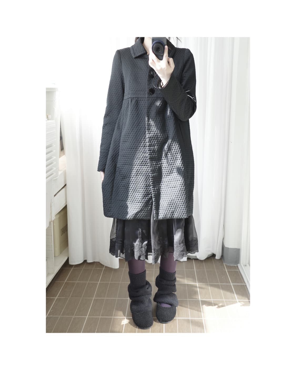 Ray beams dot coat 상품이미지1