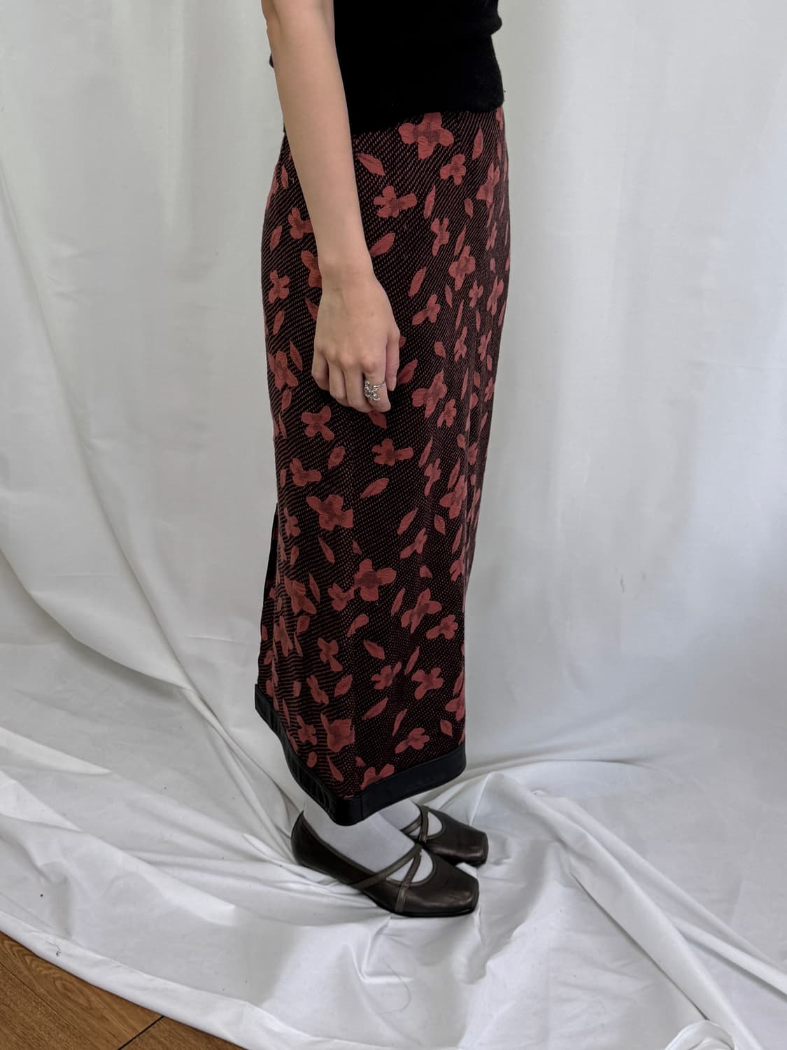 진태옥 프랑소와즈 니트 롱치마 상품이미지2