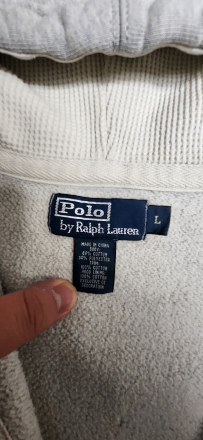 폴로 써멀 후드집업 L 상품이미지2