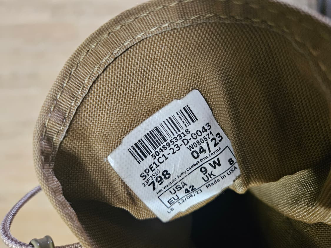 미군 전투화 275~280 상품이미지2