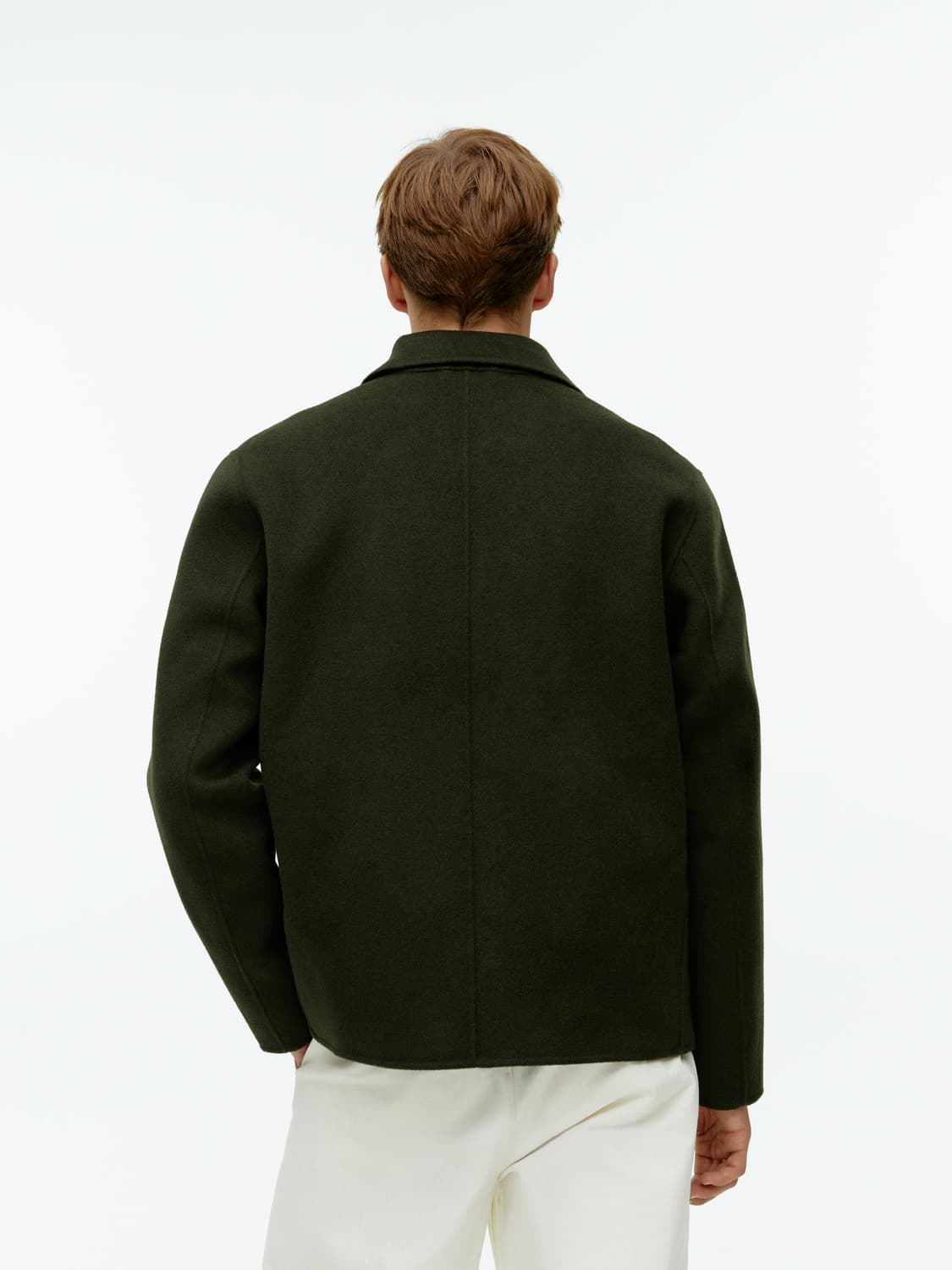 [아르켓] 쇼트 더블페이스 울 자켓 상품이미지8