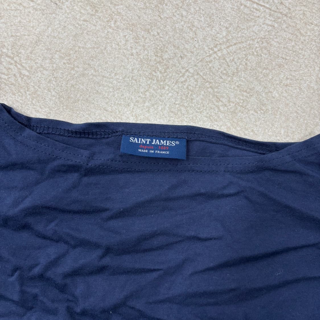세인트제임스 네이비 반팔티 상품이미지3