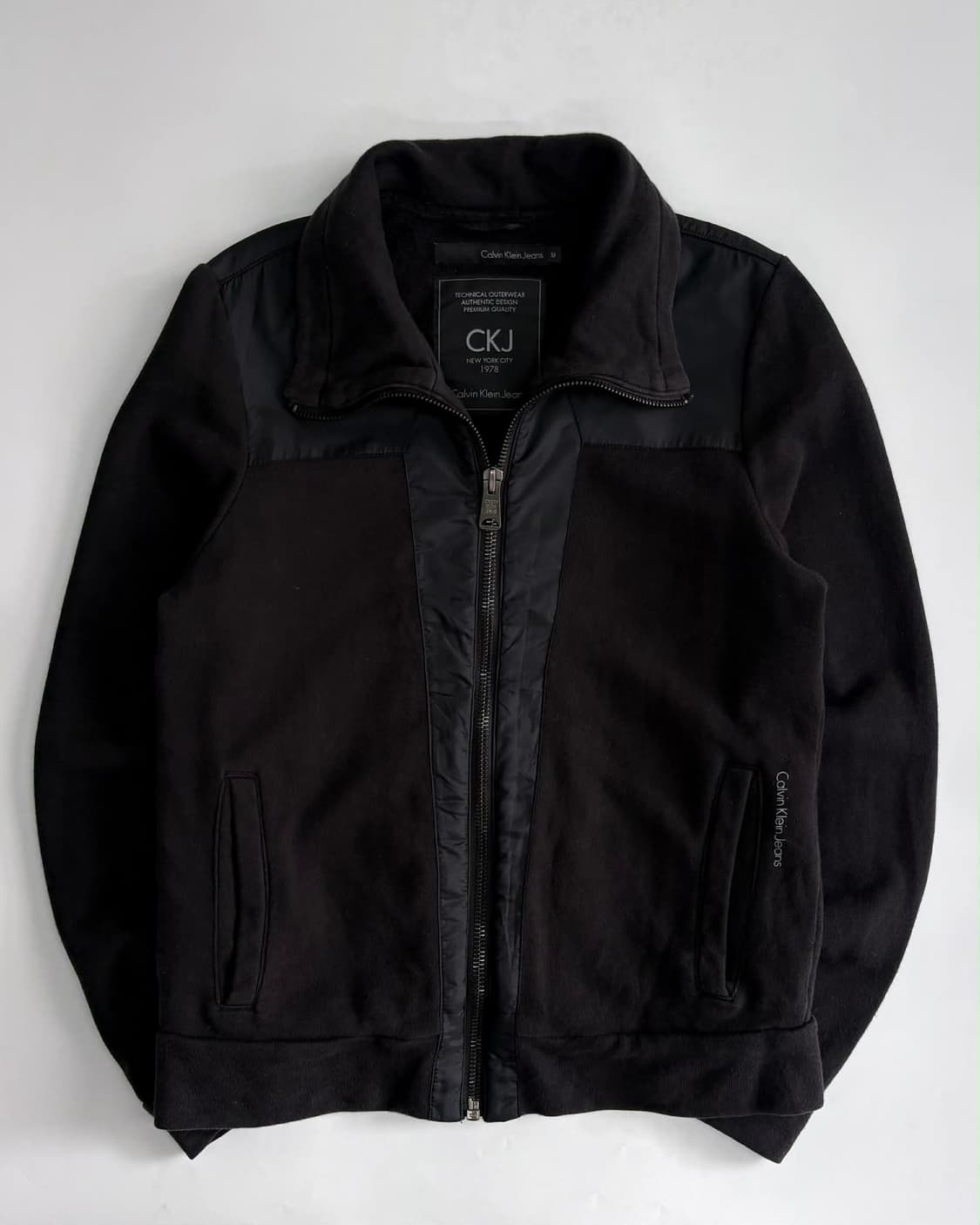[M] 캘빈클라인 진스 나일론 패치 코튼 자켓 져지 상품이미지3