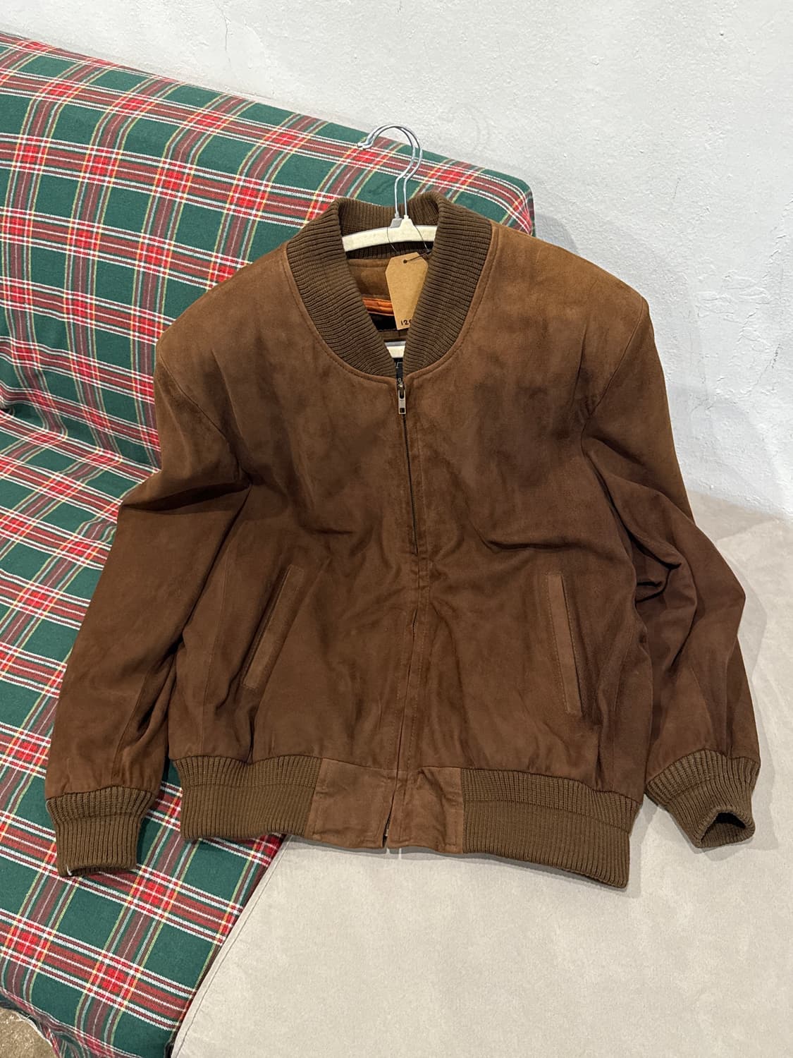 JABANG 리얼 양가죽 스웨이드 블루종 상품이미지1