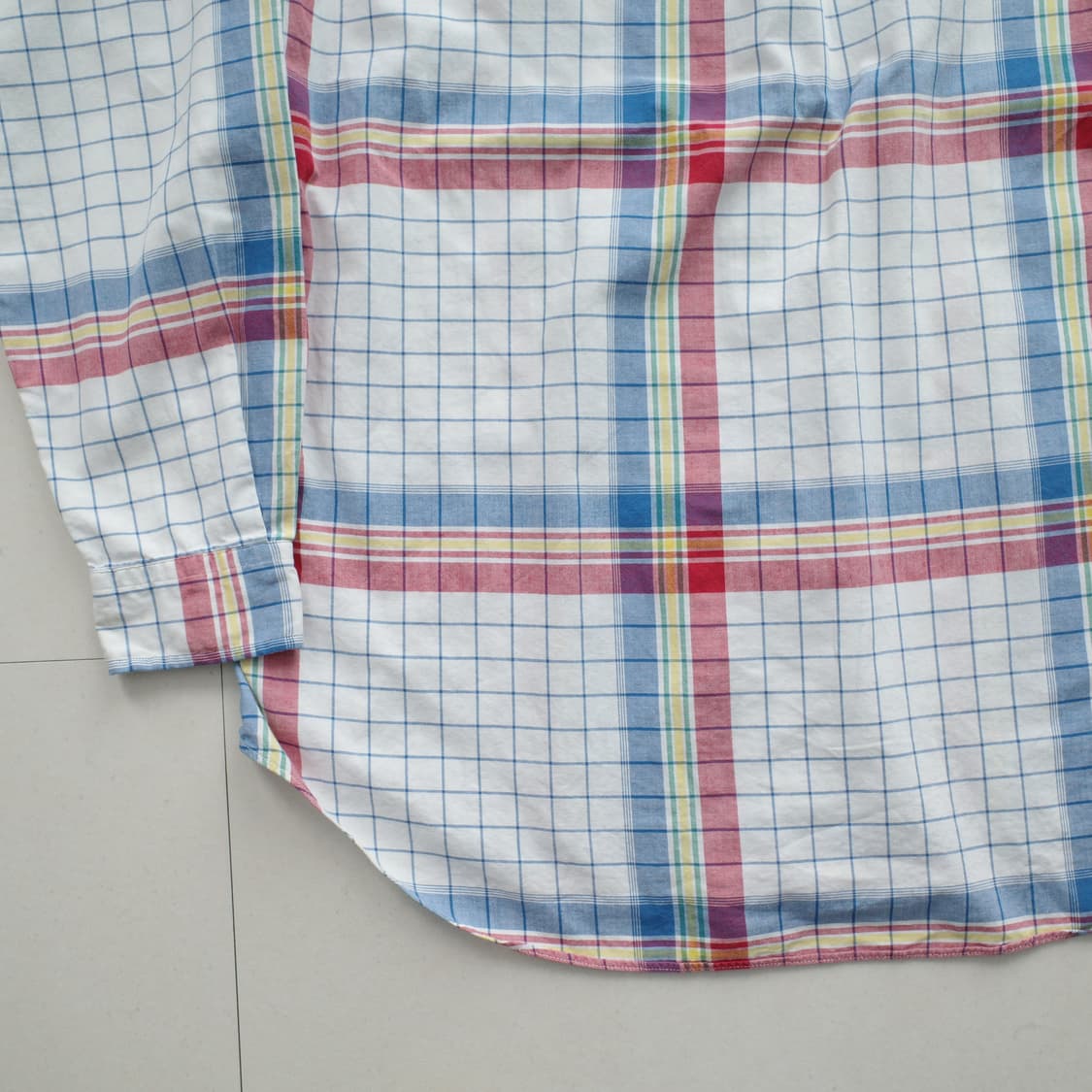 90s 폴로 랄프로렌 빈티지 체크 셔츠 (L) 상품이미지10