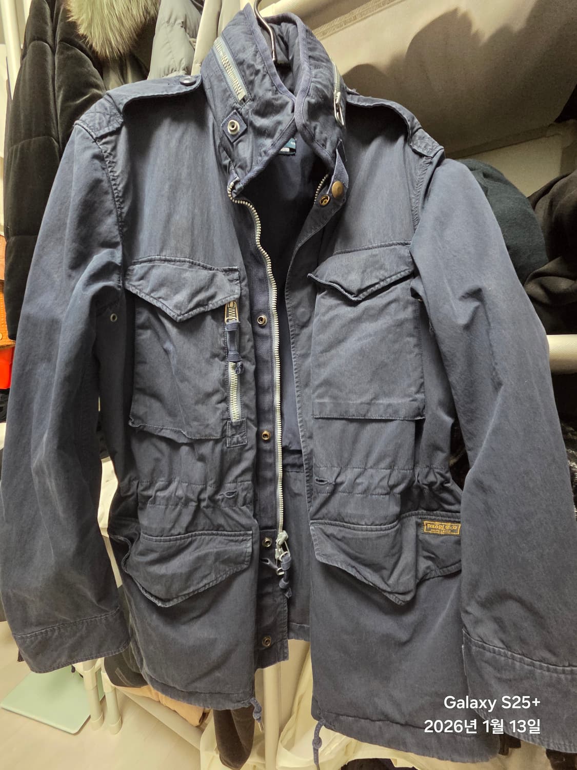 폴로 야상자켓 네이비 M사이즈 상품이미지1