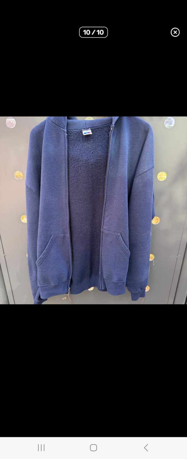 90s Vintage Russell Athletic 러셀 후드집업 상품이미지8