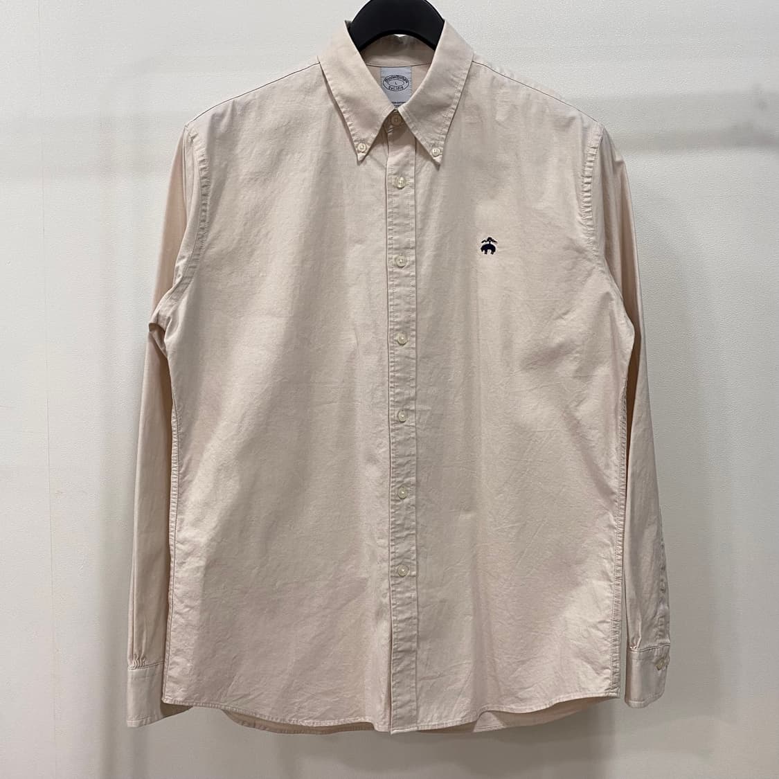 브룩스브라더스 스트레치 코튼 옥스포드 셔츠 연베이지 상품이미지1