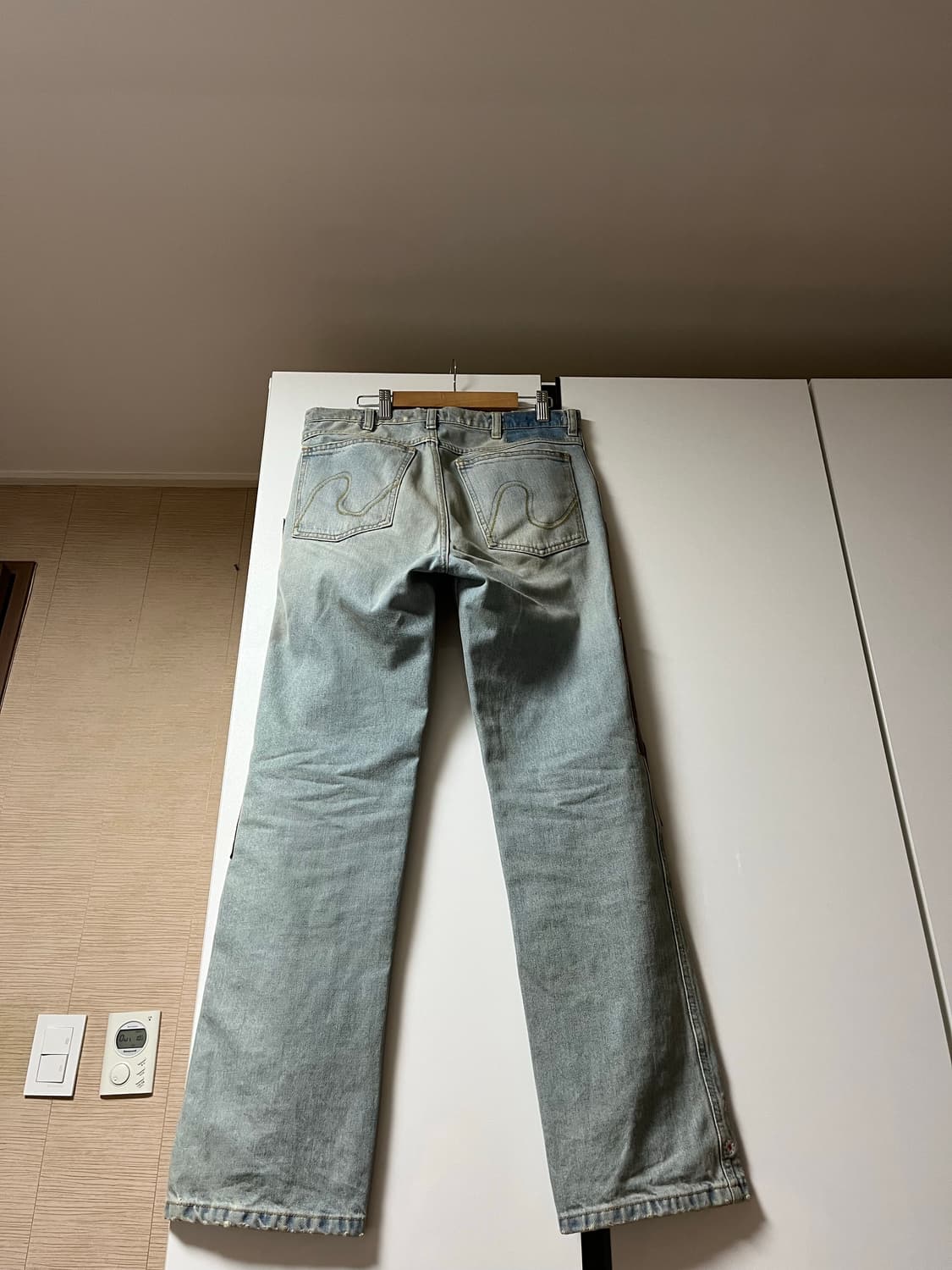 [S] ERL 패치워크 데님팬츠 진 상품이미지2