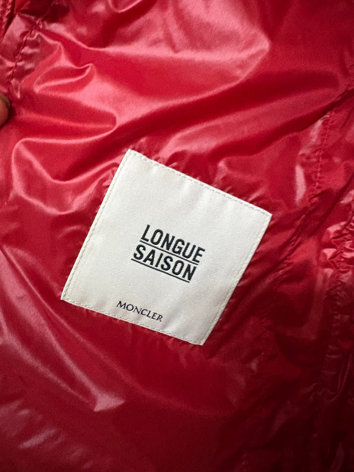 몽클레어 버건디 바이커 패딩 상품이미지9