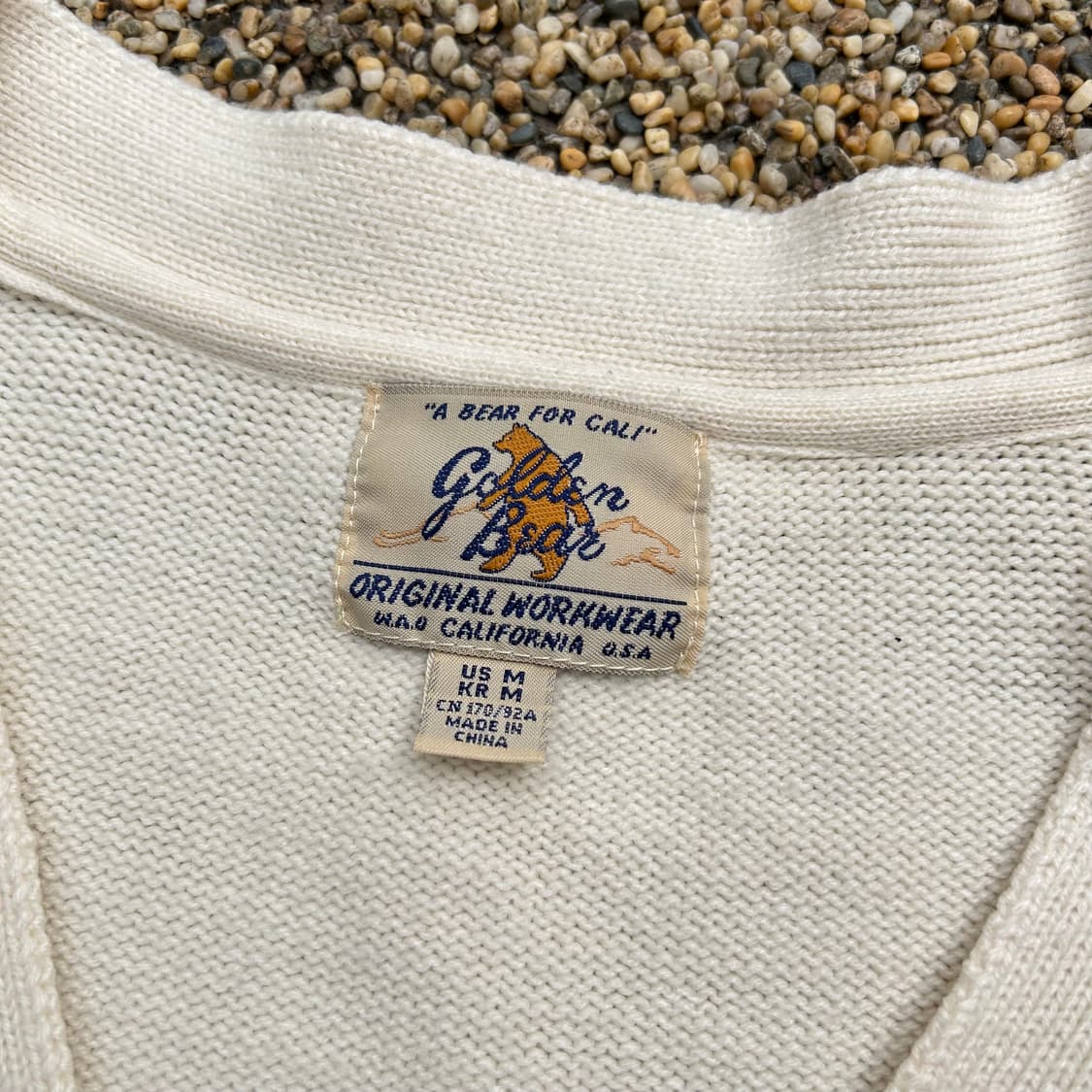 골든 베어(golden bear) 아이보리 가디건 상품이미지4