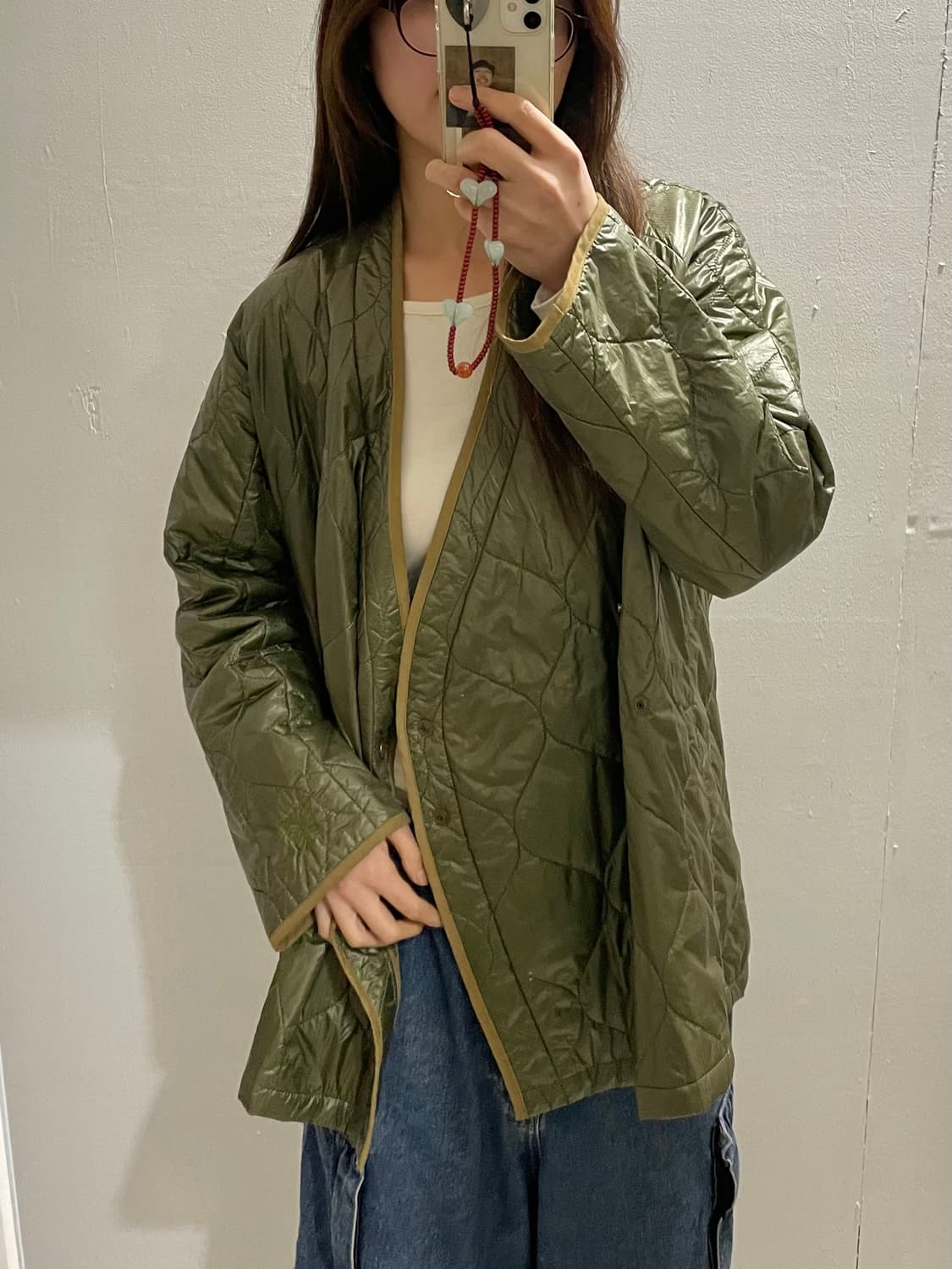 NEEDLES quilting samue jacket 상품이미지2