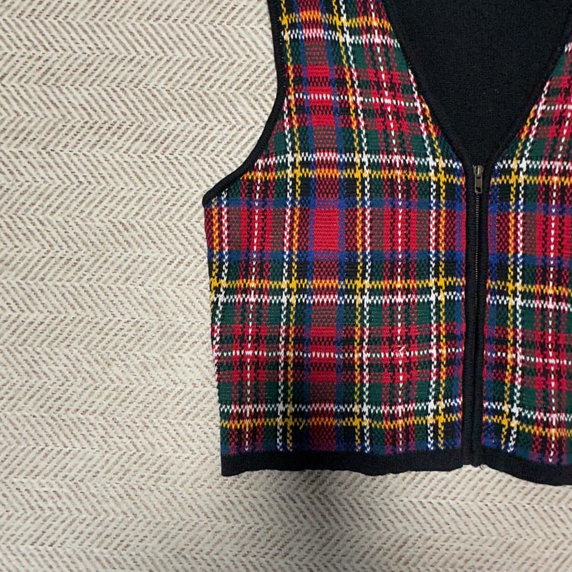 GAP old 90's vintage knit zip vest 상품이미지3