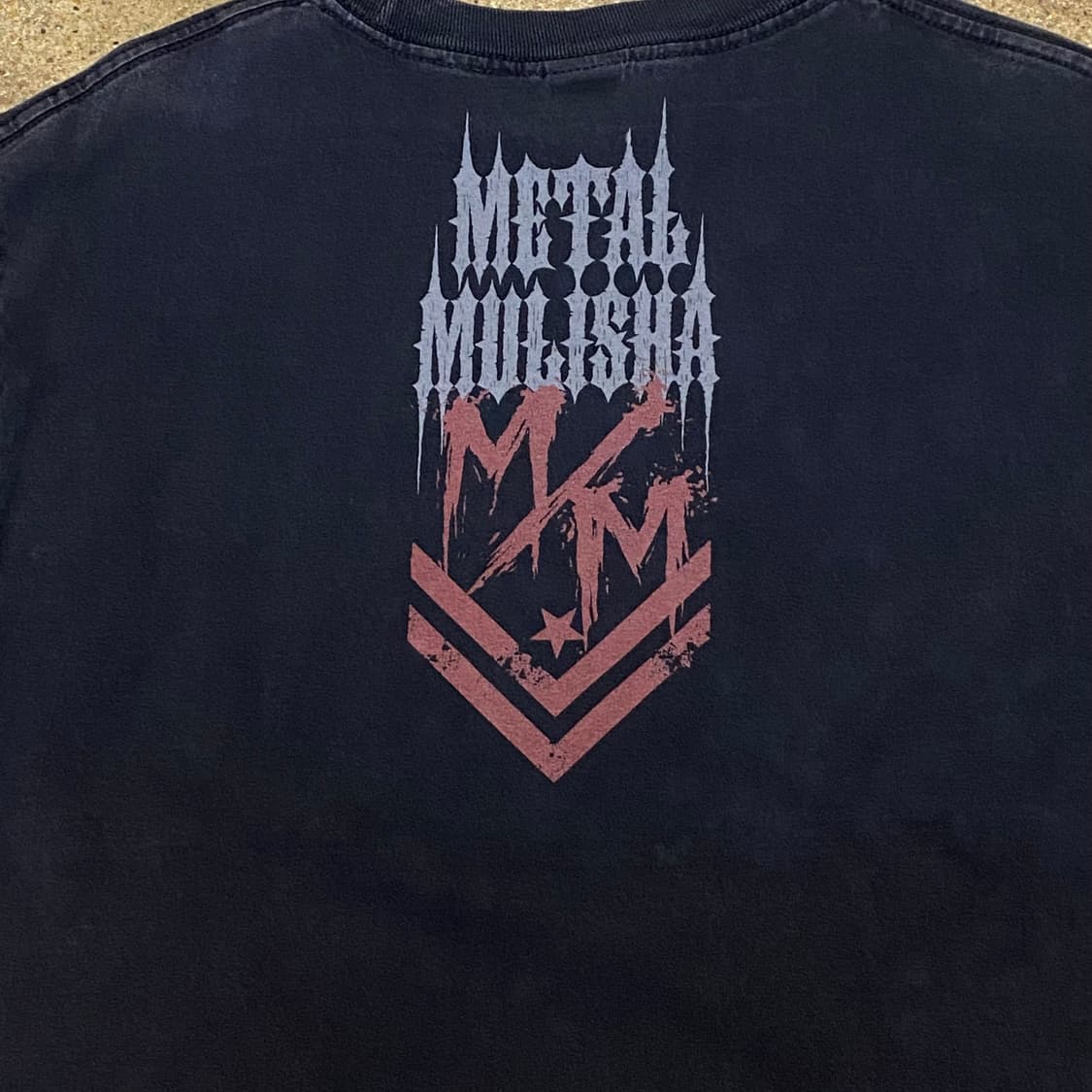 미국 빈티지 메탈 멀리샤 해골 스컬 프린팅 반팔티 락티셔츠 상품이미지9