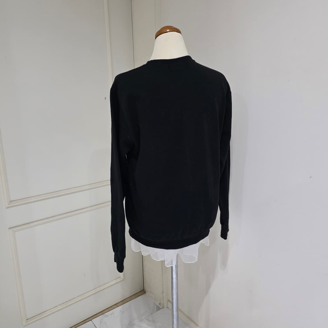 빈티지 LOVE 빅로고 호피레오파드 골드스팽클 오네갸루 맨투맨 상품이미지4