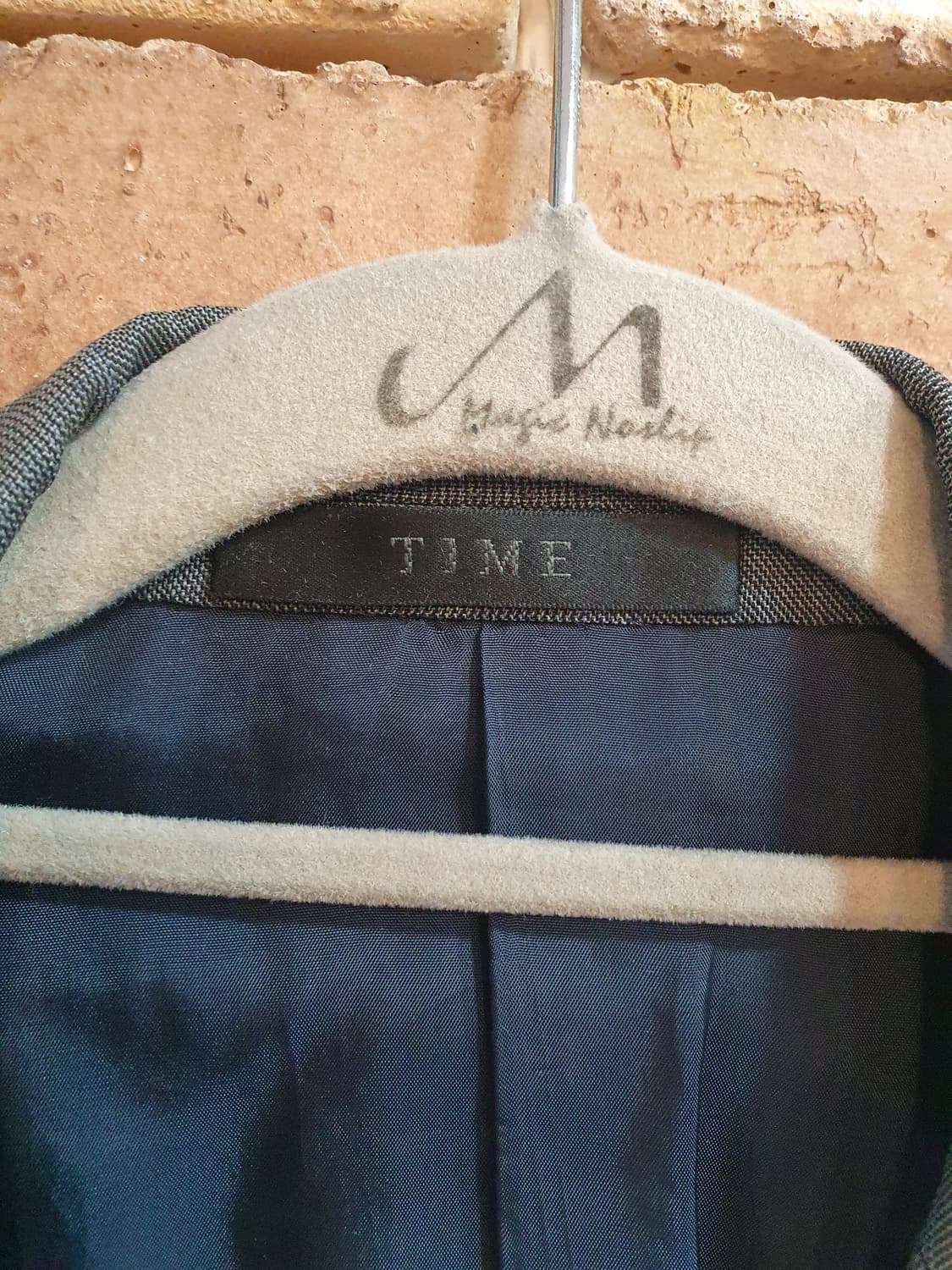 TIME 그레이 체크 남성 자켓 상품이미지6