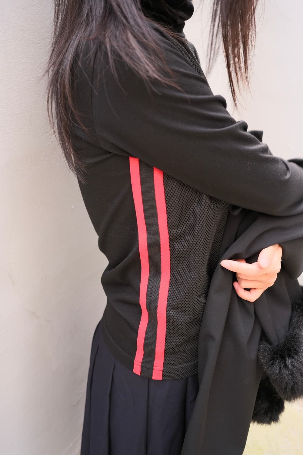 Mesh turtleneck top 상품이미지2