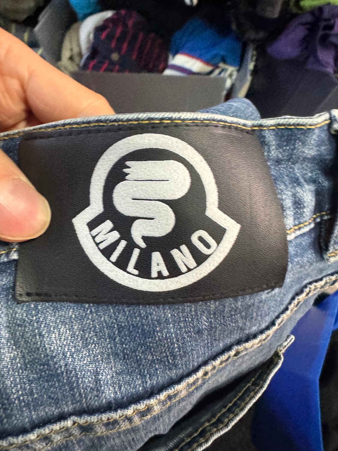 몽클레어 빈티지 커스텀 리메이크 워싱 데님팬츠 33인치 상품이미지8