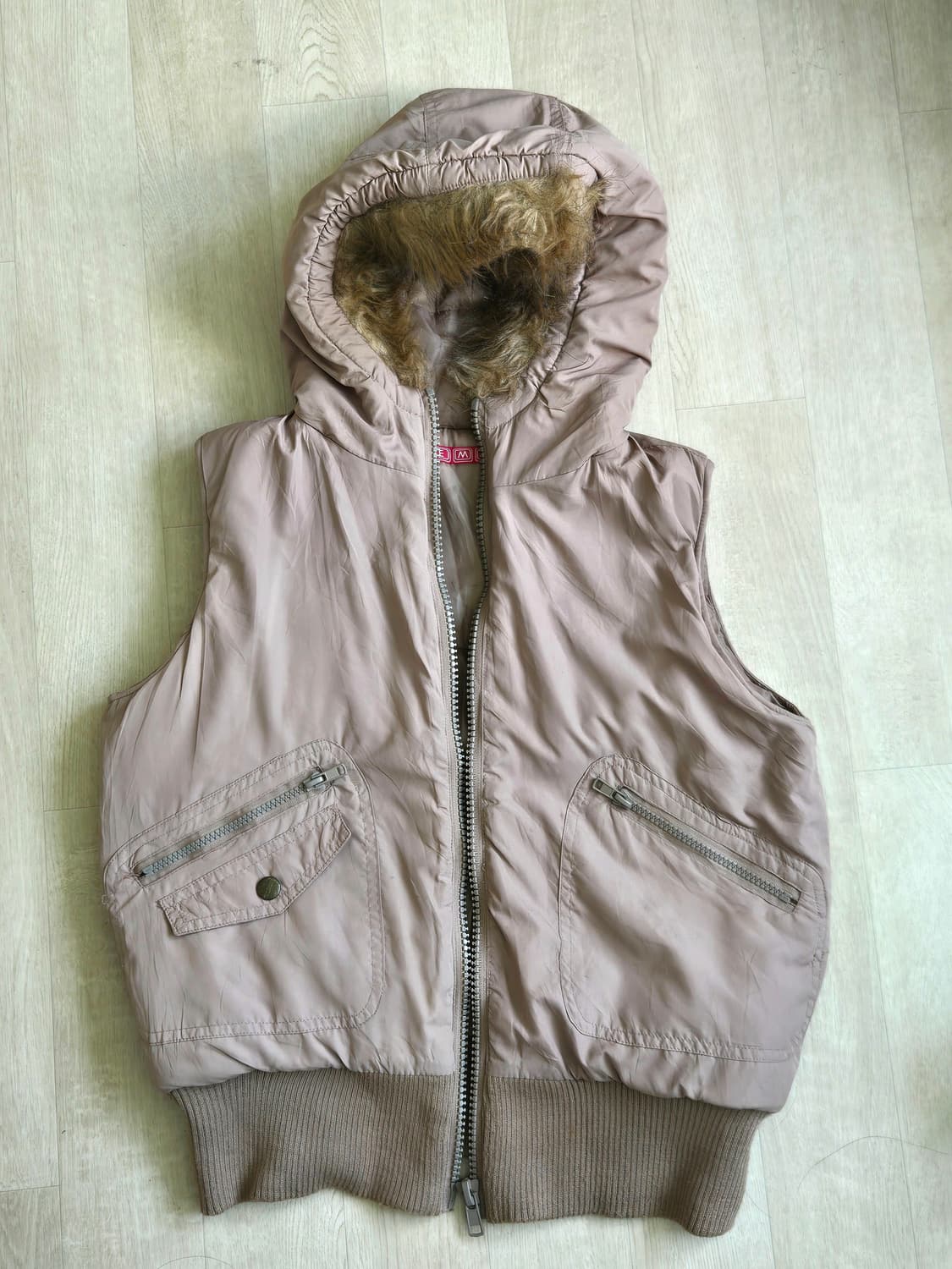 패딩 퍼 조끼 상품이미지1