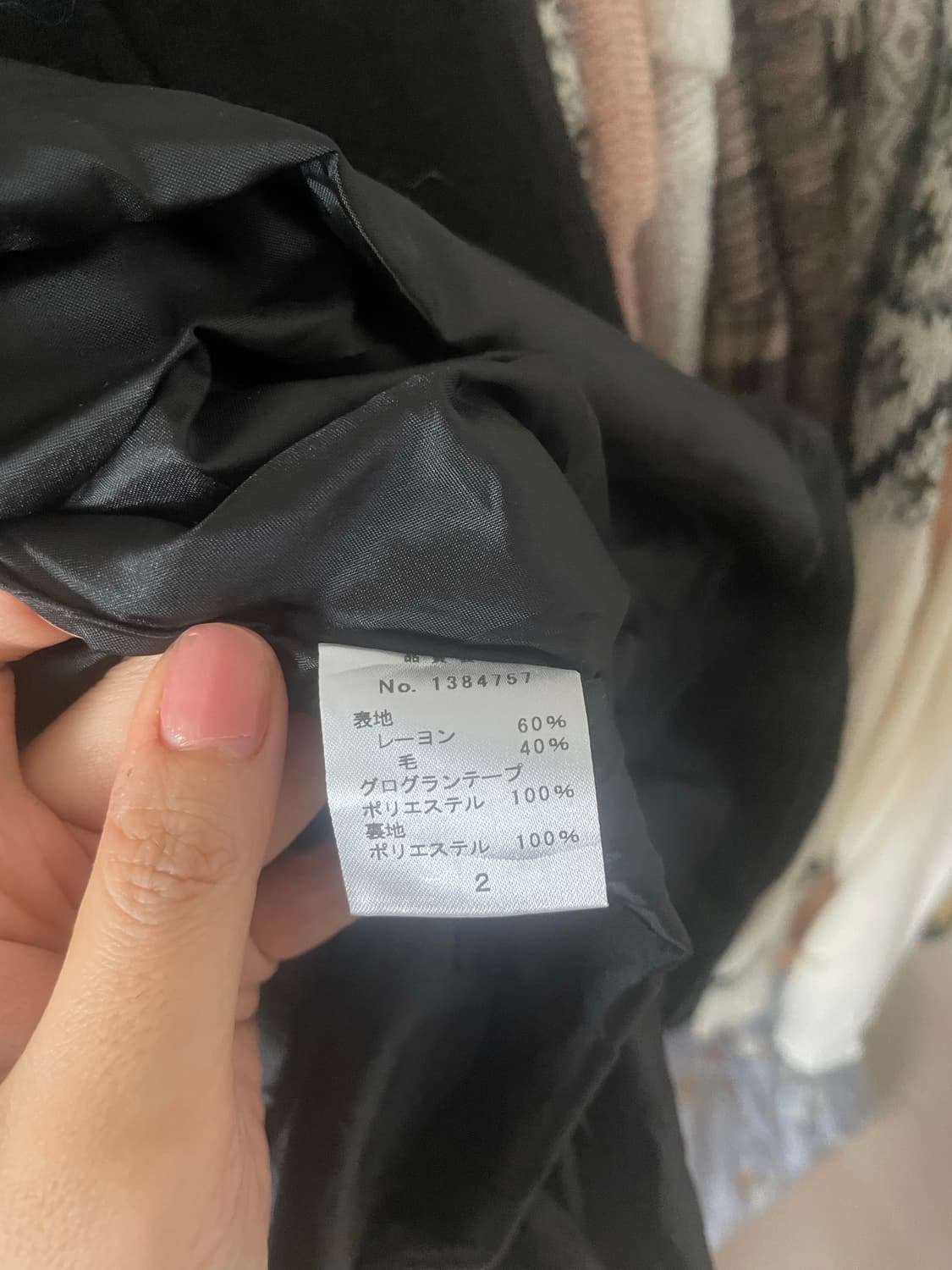 모리걸 빈티지 리본 후드 블랙 코트 🖤🎀 상품이미지5