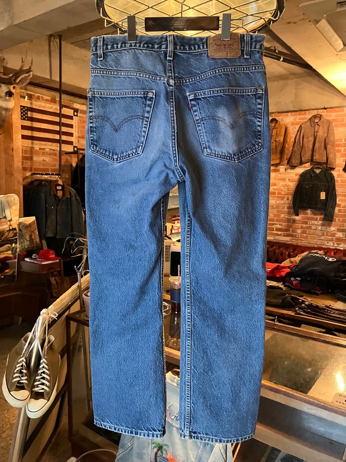 90s USA Levis 517 Boot Cut Denim Pants 상품이미지5