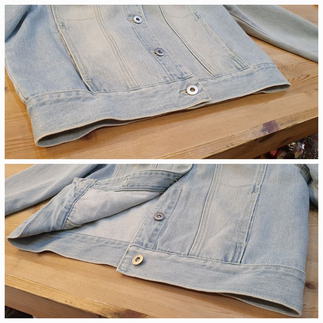 55.산드로 스카이블루 데님자켓 상품이미지5