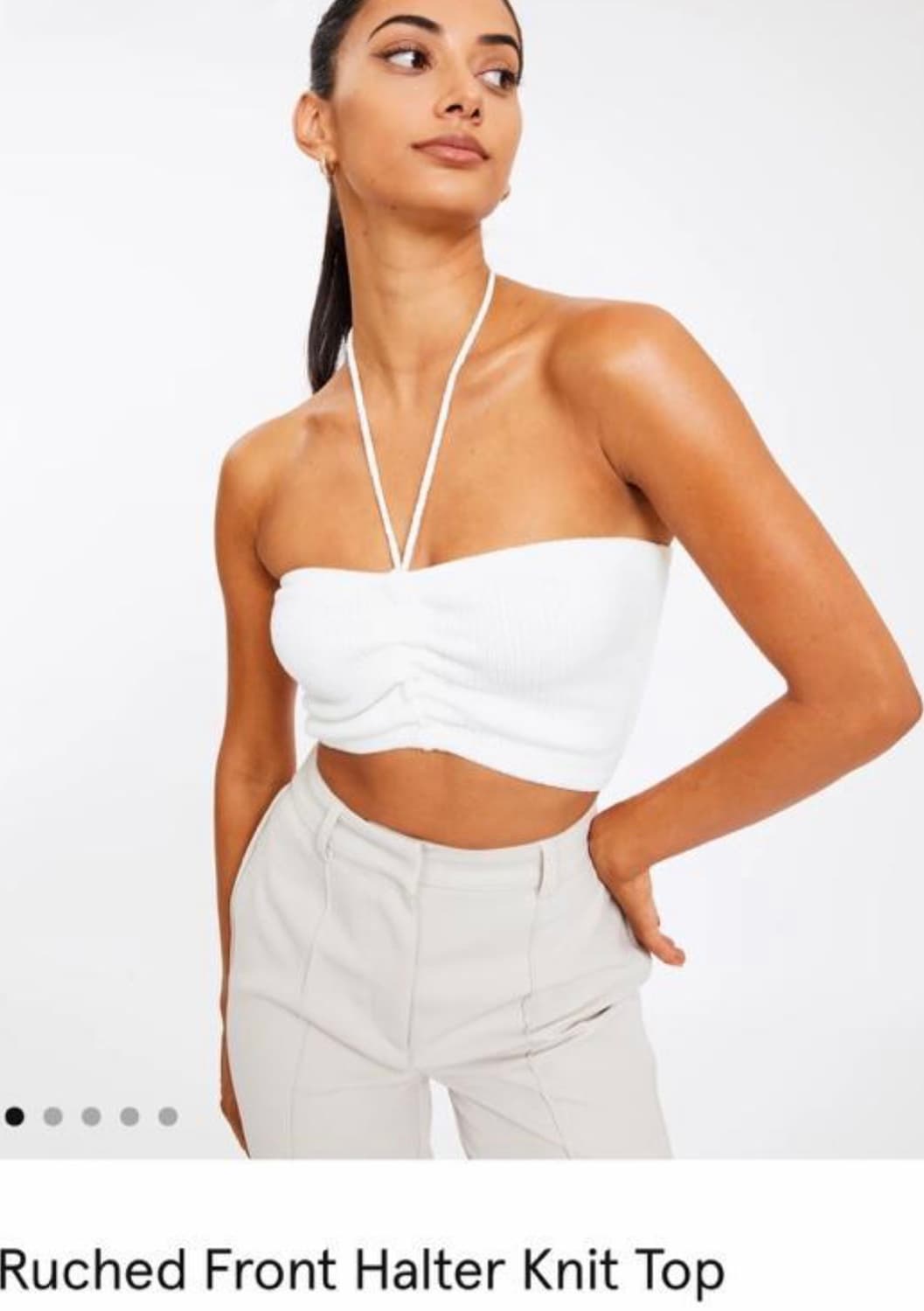 자라 홀터넥 나시 S 상품이미지1