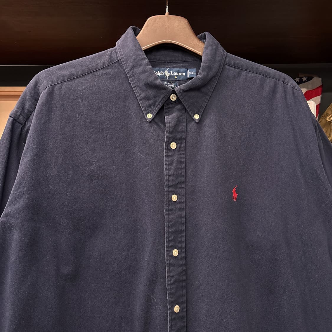 90s 폴로 랄프로렌 블레어핏 소프트 몰스킨 버튼다운 셔츠 N1097 상품이미지3