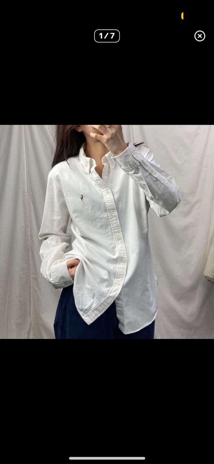 폴로 화이트 셔츠 상품이미지2