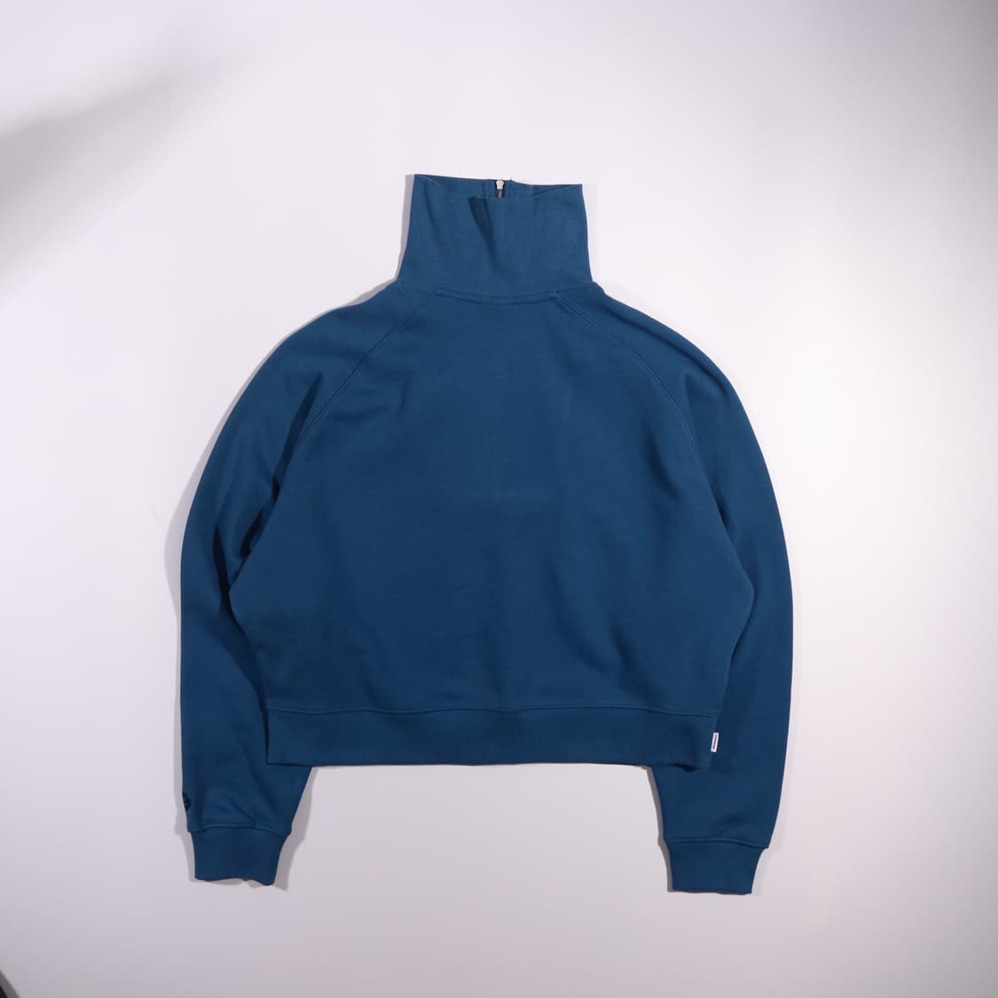 커버낫 크롭 숄터넥 반집업 맨투맨 B459 상품이미지4