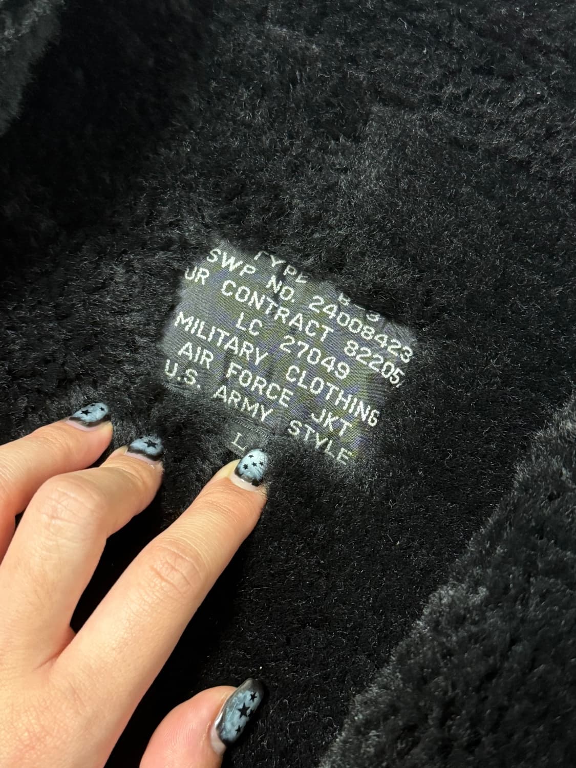 군용 양가죽 B-3 무스탕 자켓 상품이미지3