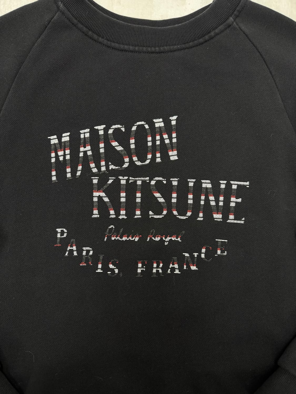 •메종 키츠네 블랙 맨투맨 상품이미지4