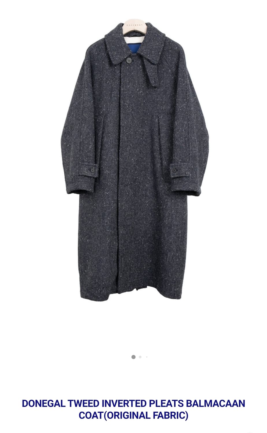 [구매] 도큐먼트 도네갈 발마칸 코트 4종류 M,L,XL 구매 상품이미지5