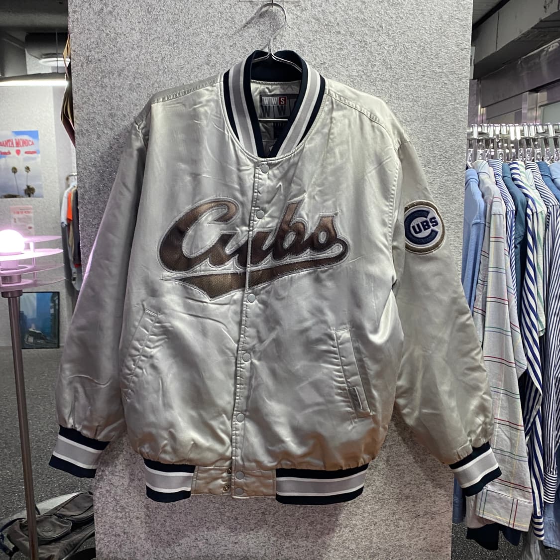 MLB 시카고 컵스 빅로고 실버 바시티 B4271 상품이미지2