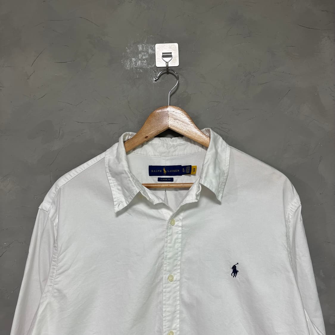 폴로 랄프로렌 옥스포드 셔츠 화이트 상품이미지2