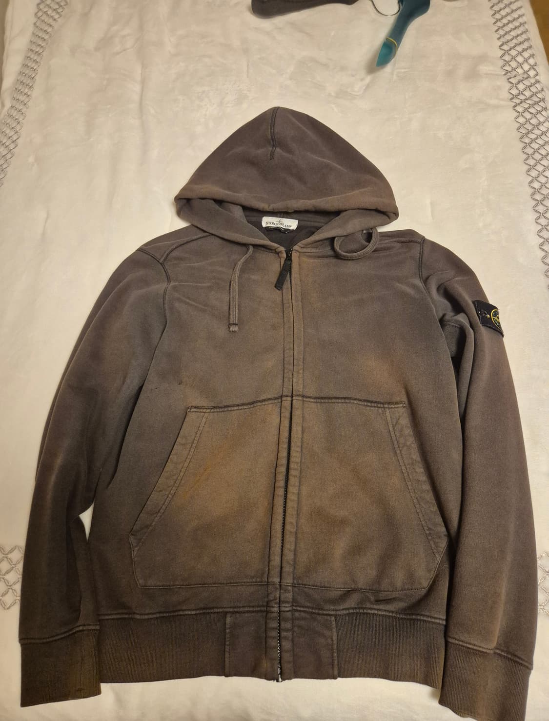 스톤아일랜드 후드집업 브라운 XL 상품이미지1