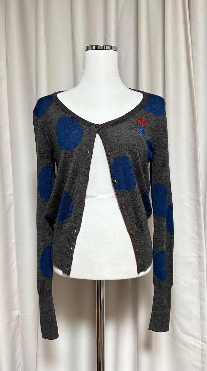 비비안웨스트우드 도트 가디건 상품이미지1