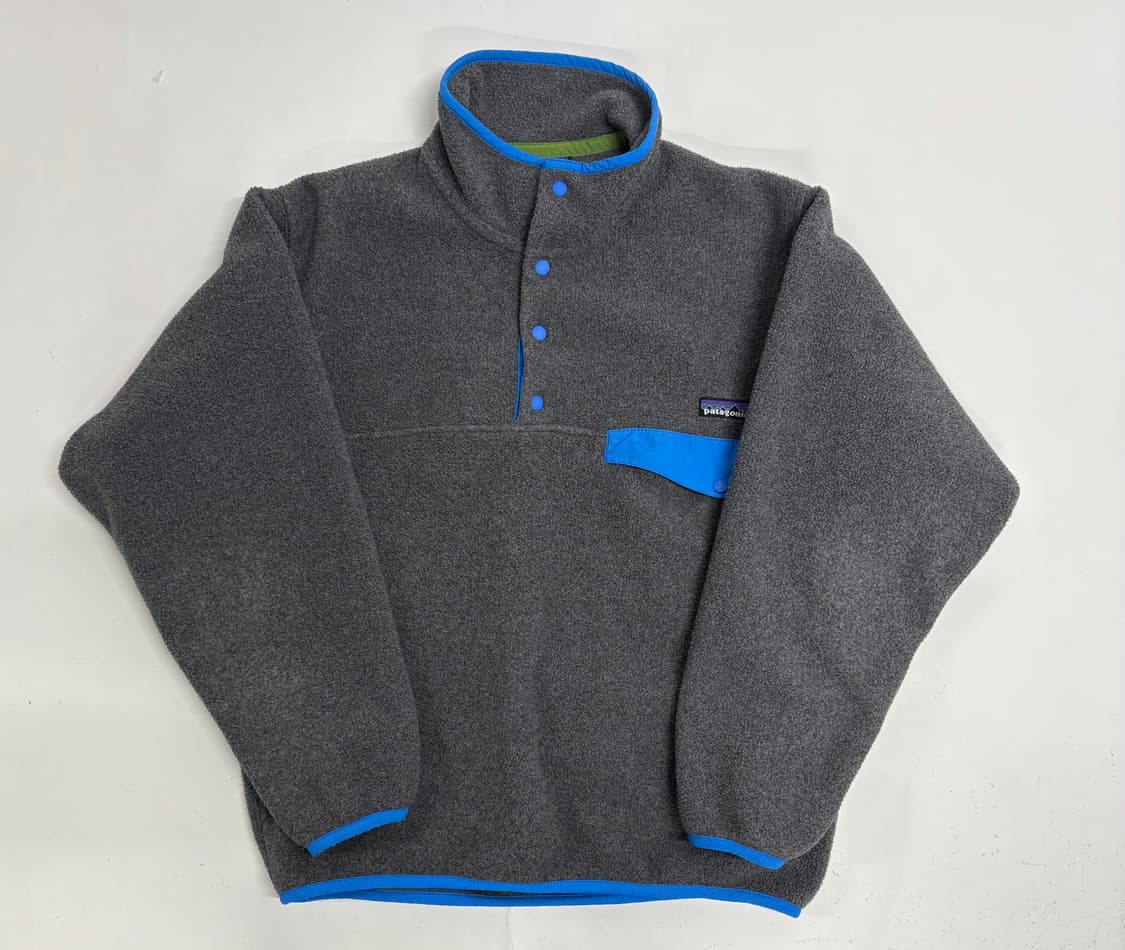헤비모델)빈티지파타고니아 신칠라 스냅티 그레이 멘즈xs 상품이미지1