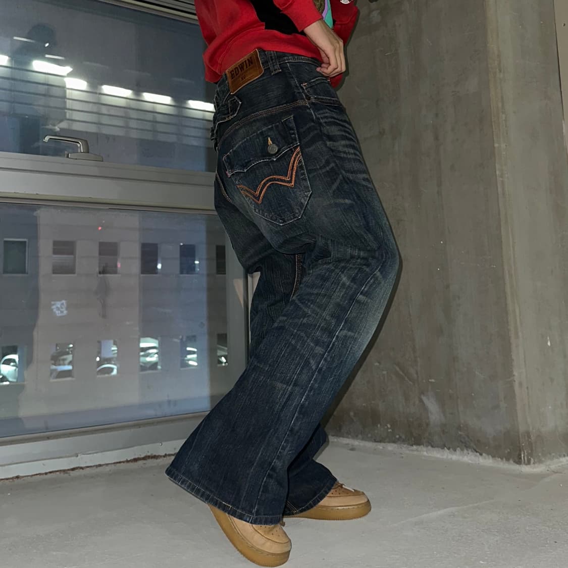 Edwin western buckle denim pants 상품이미지3