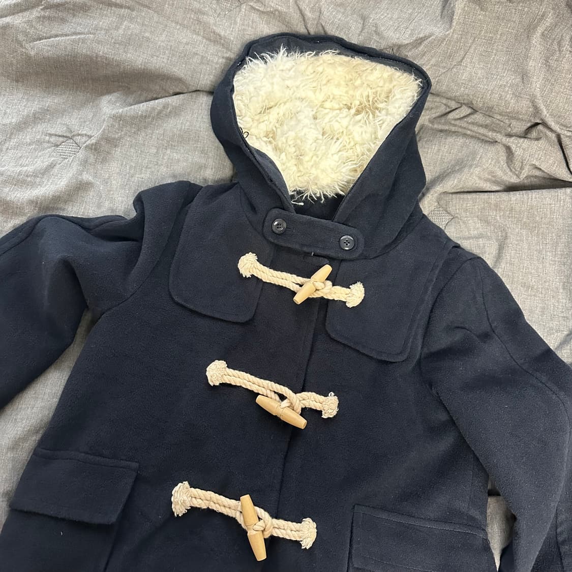 빈티지 도쿄 퍼 더플코트 떡볶이 코트 퍼 자켓 아베크롬비 상품이미지4