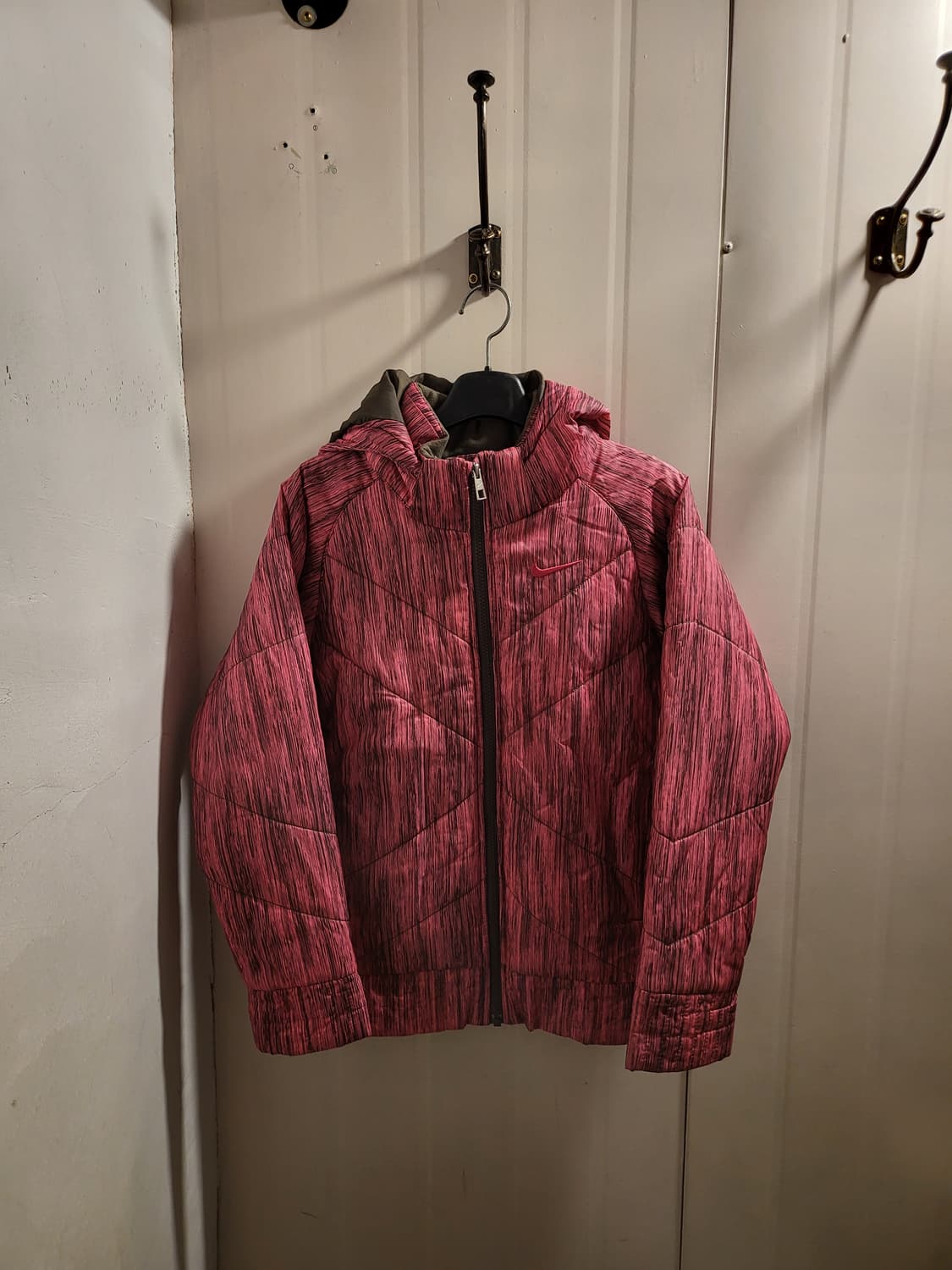 나이키 핑크 후드 경량패딩 키145 상품이미지1