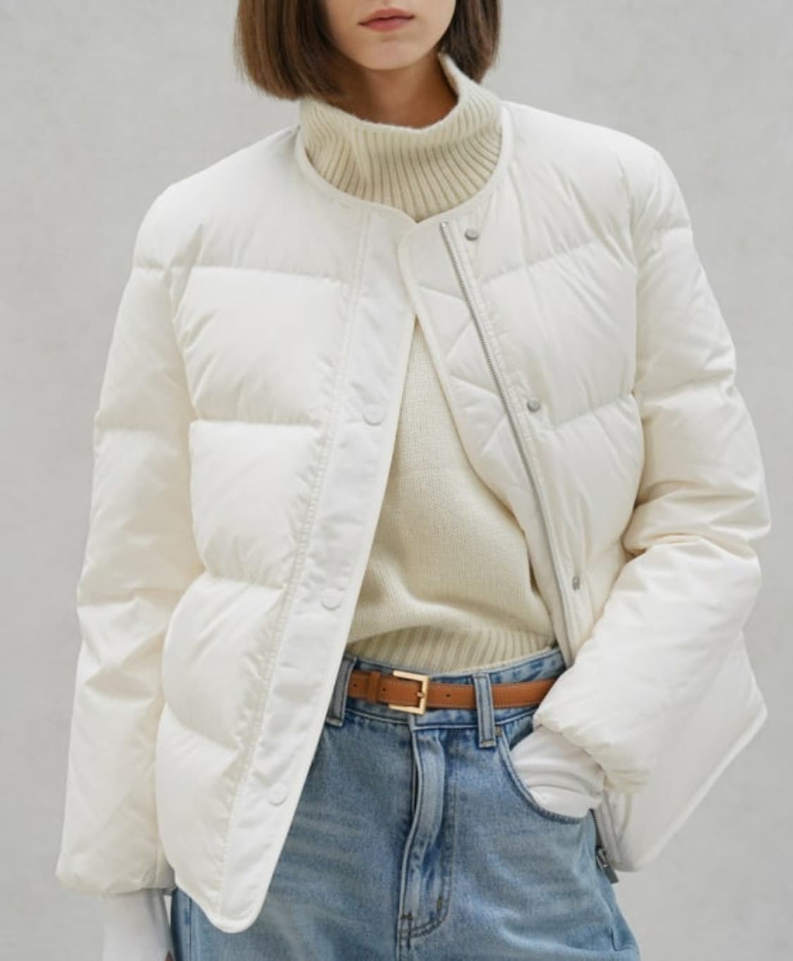 UMER 유메르 구스다운 아델 숏 패딩 상품이미지2