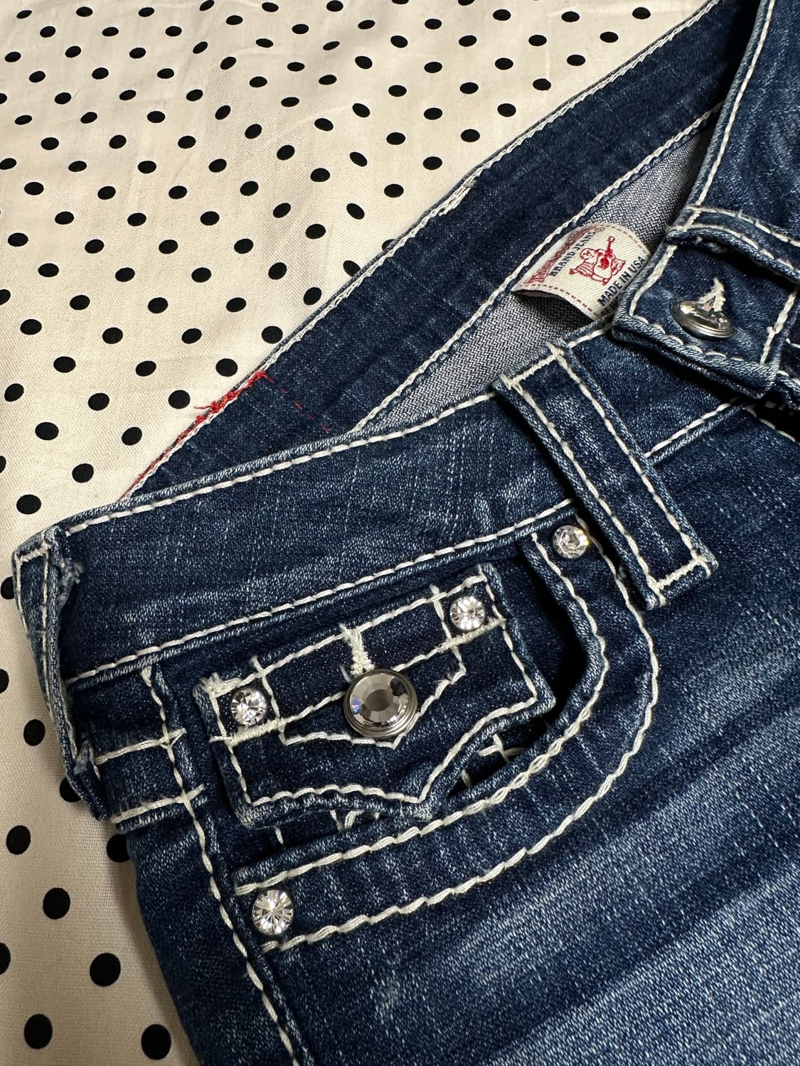 트루릴리전 로우라이즈 데님팬츠 상품이미지4