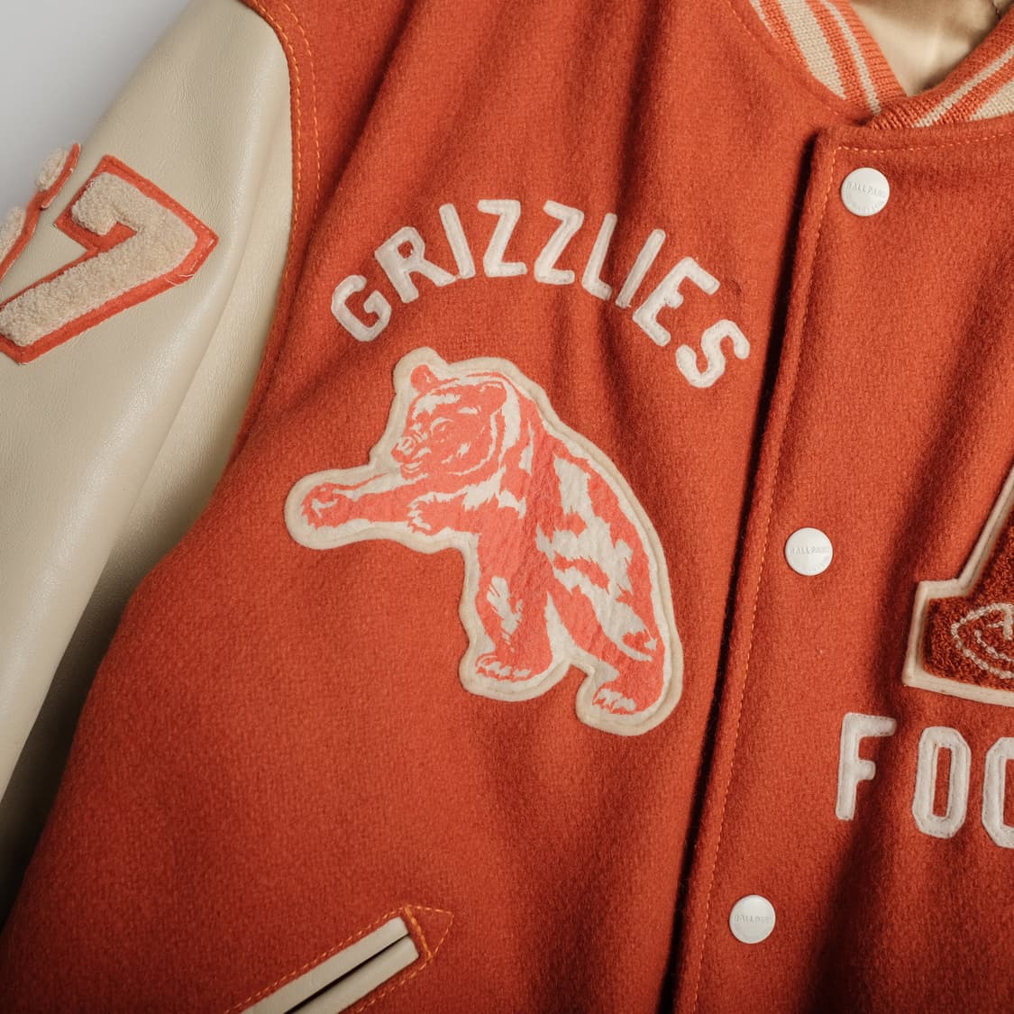 조맥코이 그리즐리 어워드 멜튼 울 바시티자켓 44사이즈 상품이미지6