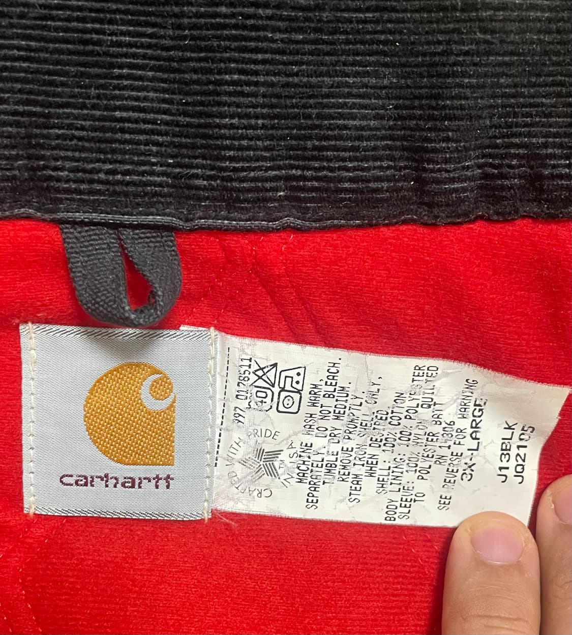 칼하트 산타페 블랙 xxxl 97년도 생산 상태매우굿  상품이미지3